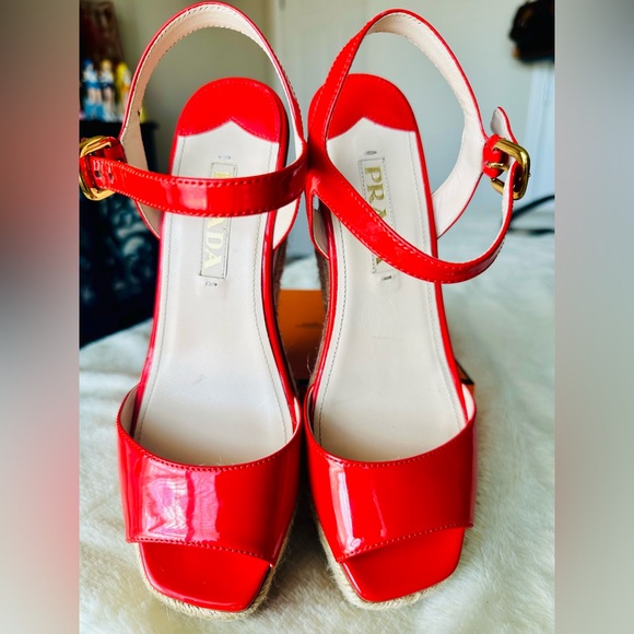 Prada Wedge Sandals - Picture 1 of 16